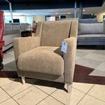 Fauteuil, lichtbruin/grijs